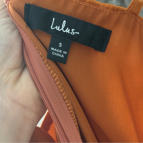 Lulu's Radiant Rust Maxi Dress - Picture 2 of 2